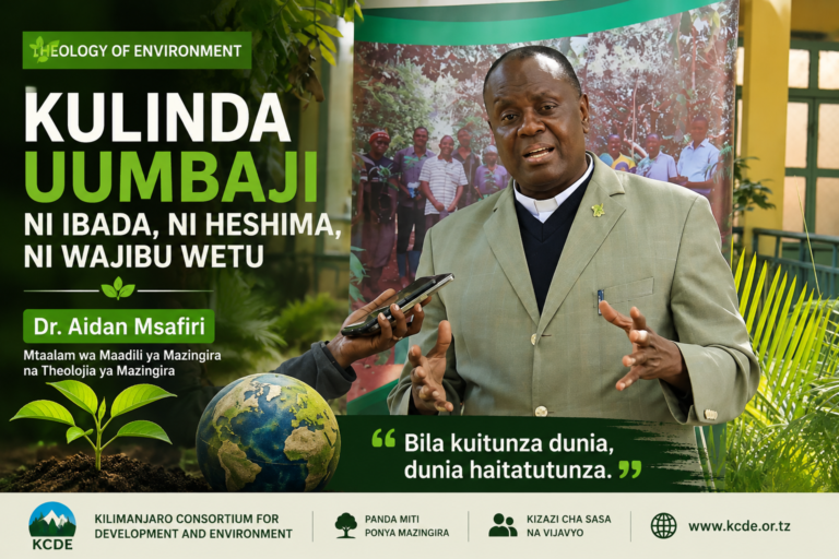 Dr. Aidan Msafiri: Theolojia ya Mazingira ni Msingi wa Kulinda Uumbaji wa Mungu